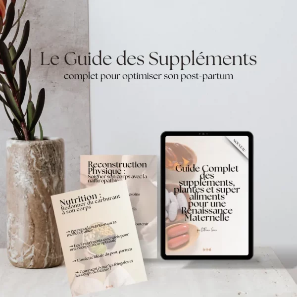 Guide Post-partum Suppléments Serenothérapie